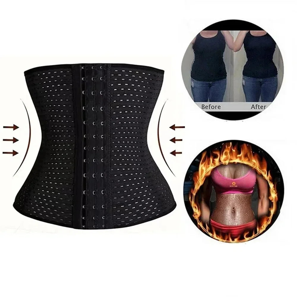 Women Postpartum Corset Body Shapewear Black Tummy Slimming Belly Band Shaping Shaper Flat Belly
